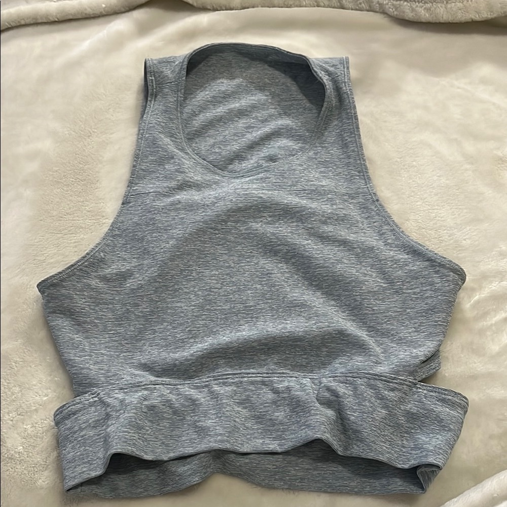 Gray Sleeveless Women's Top